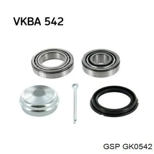 Подшипник задней ступицы GK0542 GSP