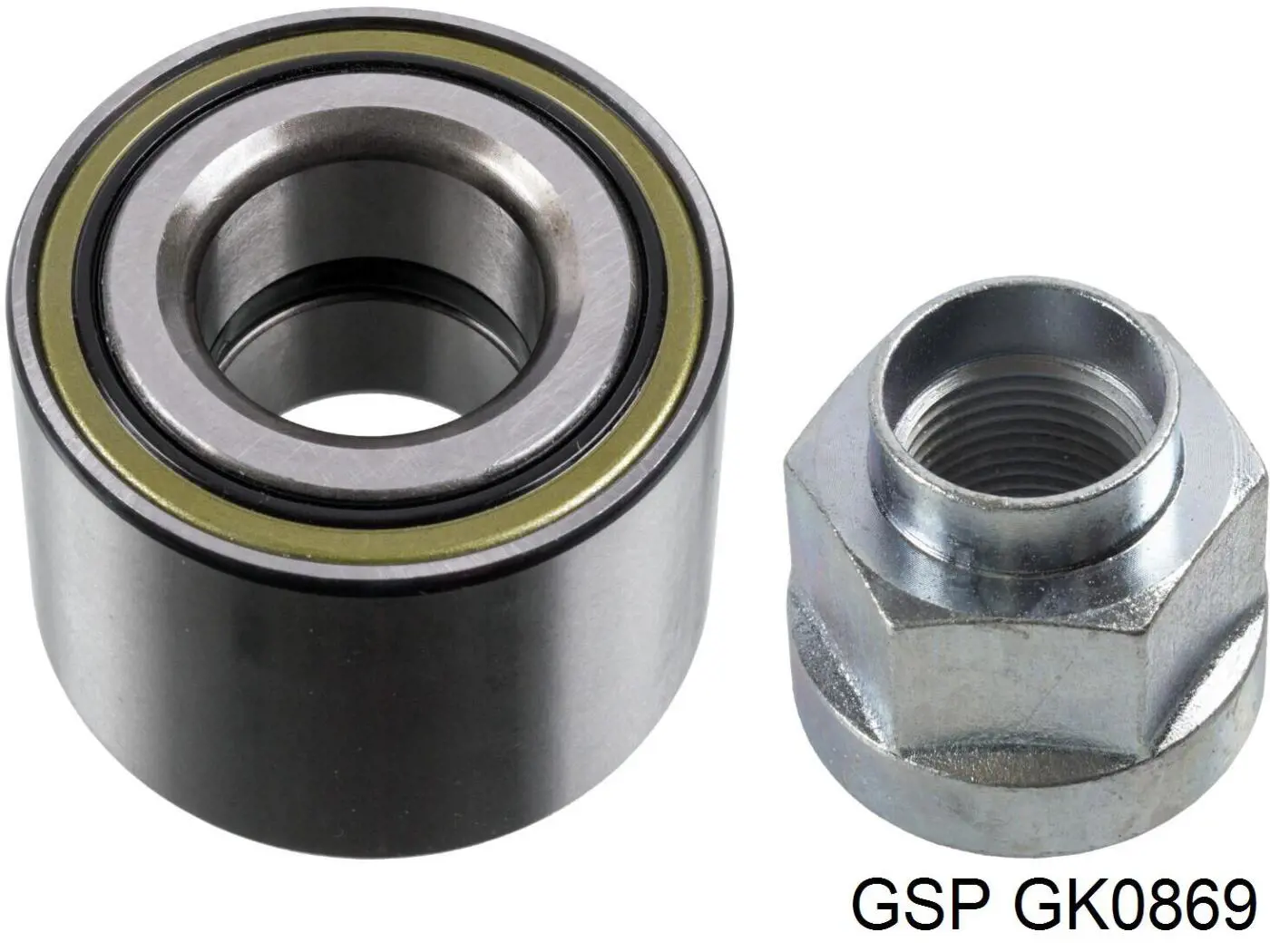 Cojinete de rueda trasero GK0869 GSP