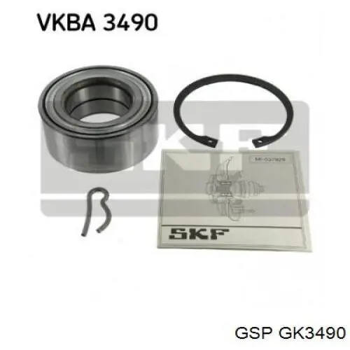 Купить GK3490 GSP Подшипник передней ступицы