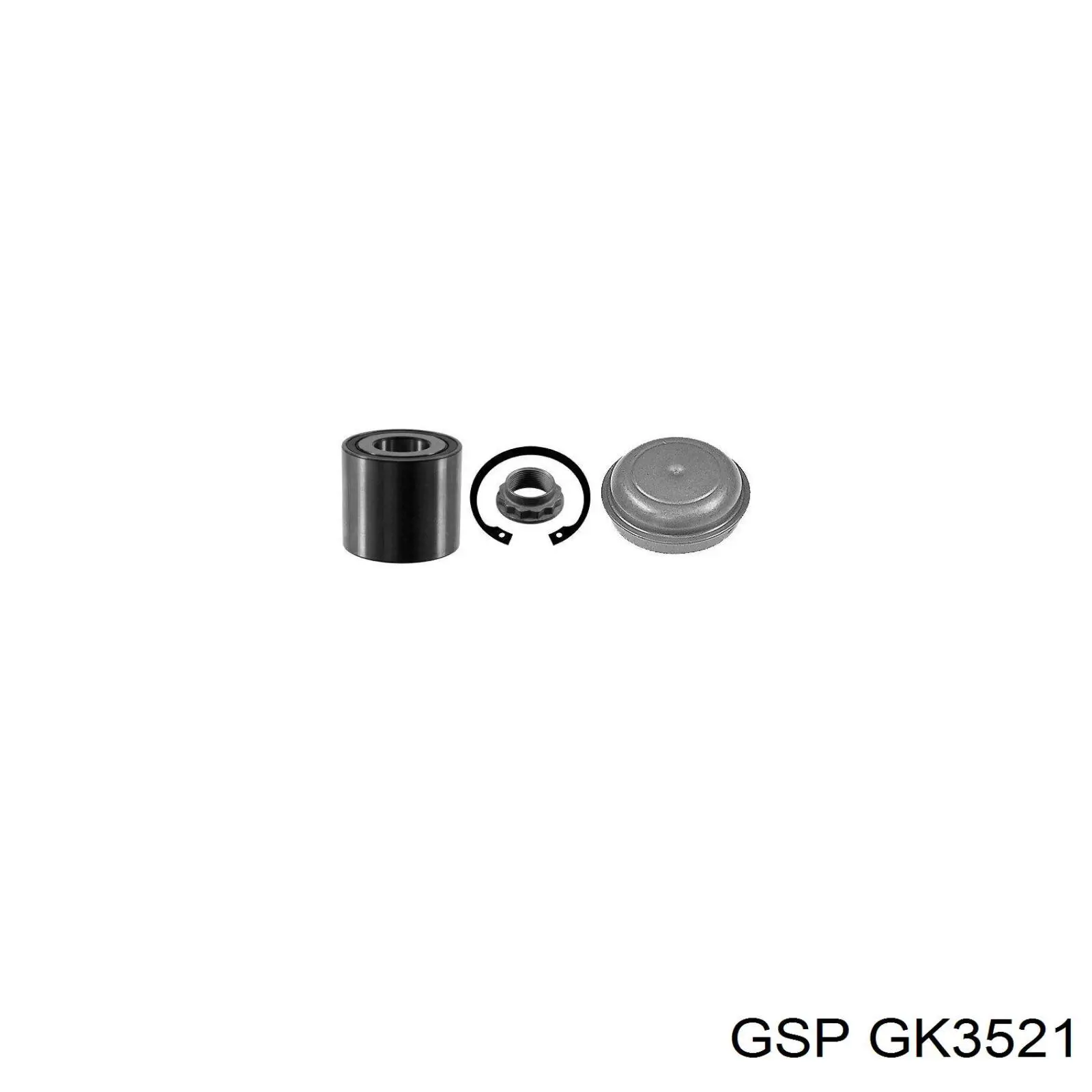 GK3521 GSP Подшипник ступицы задней