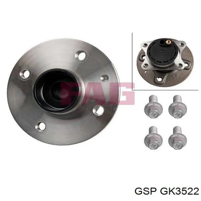 Купить GK3522 GSP Подшипник ступицы передней/задней