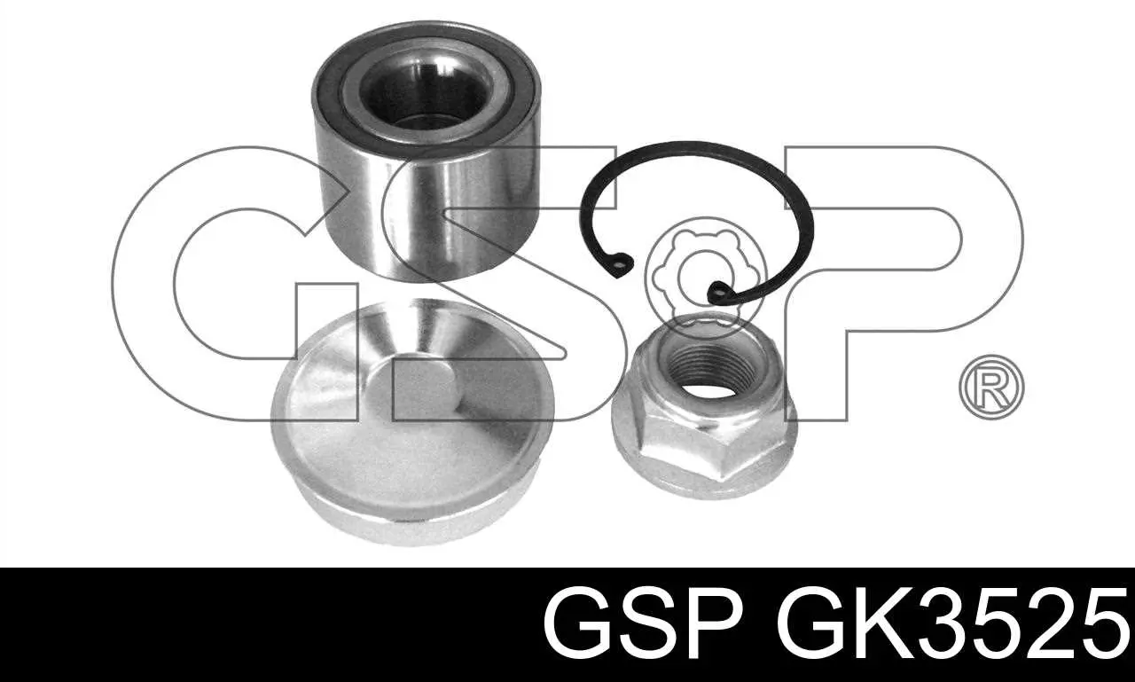 Купить GK3525 GSP Подшипник задней ступицы