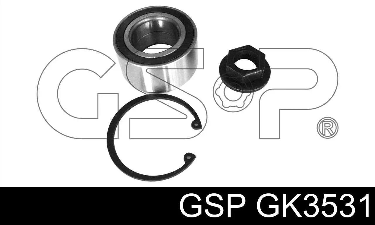 Подшипник ступицы передней GSP GK3531