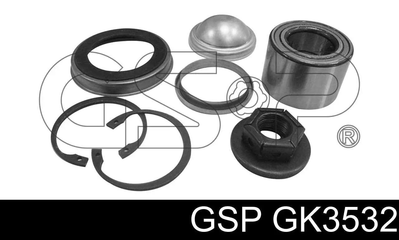 GK3532 GSP rolamento de cubo dianteiro