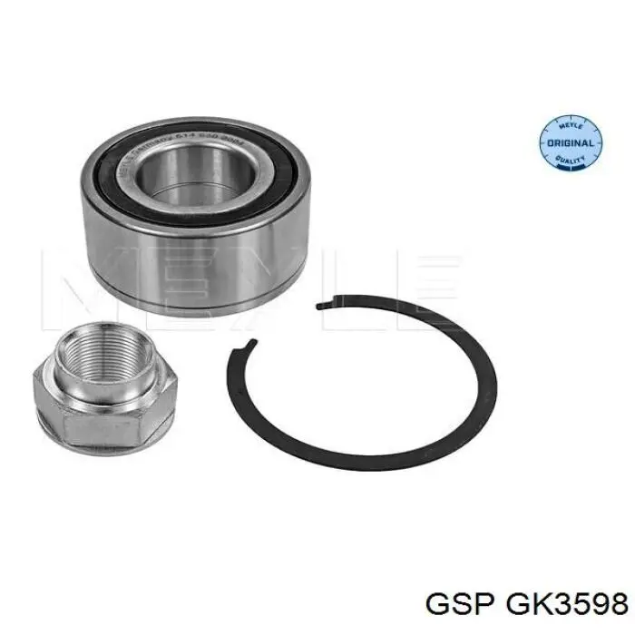 Ступичный подшипник передний GSP GK3598