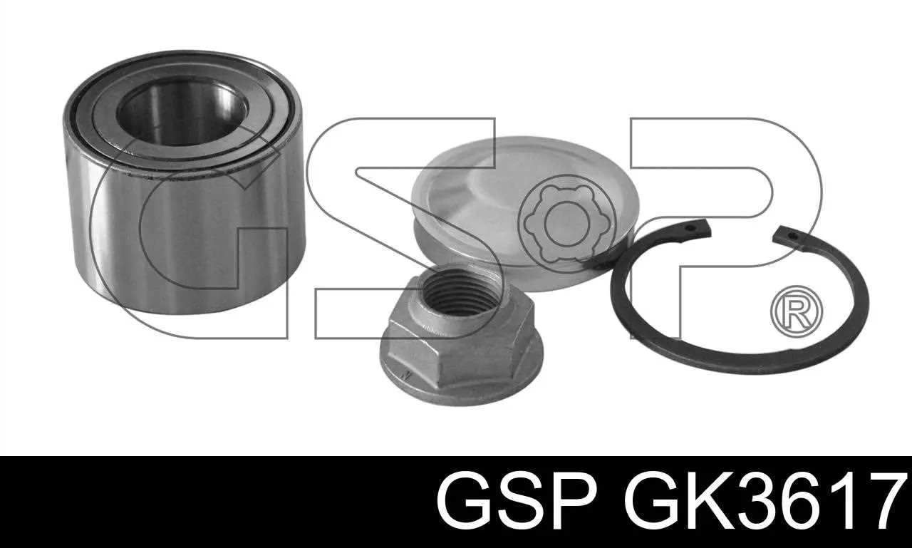 GK3617 GSP rolamento de cubo traseiro