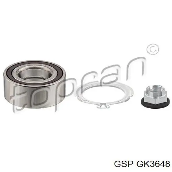Комплект подшипника ступицы колеса GSP GK3648 цена, от 21.93 USD