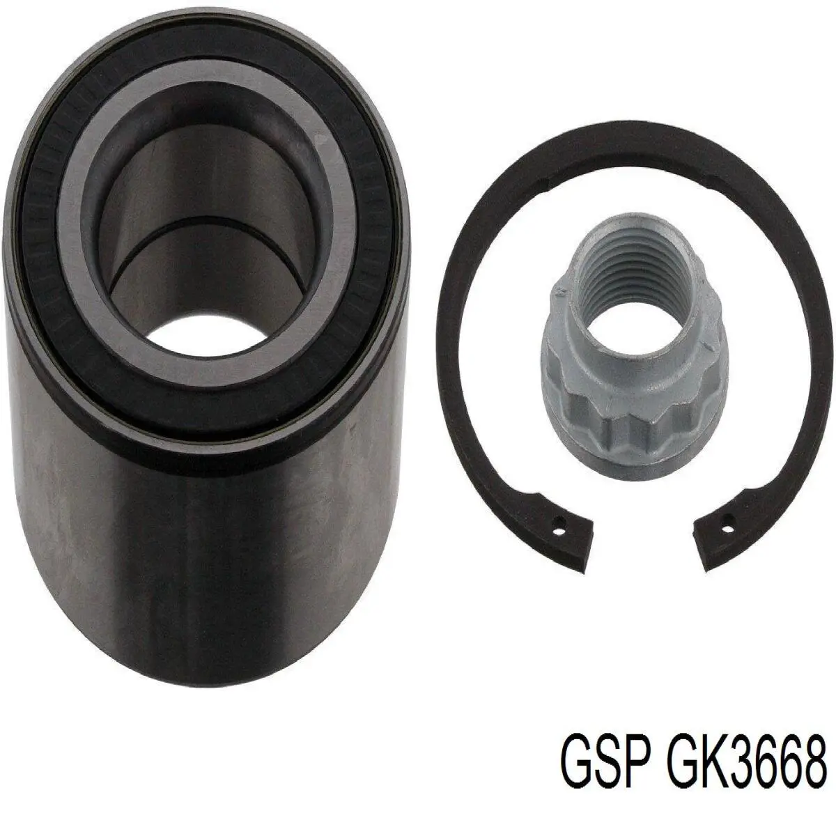 Cojinete de rueda trasero GK3668 GSP