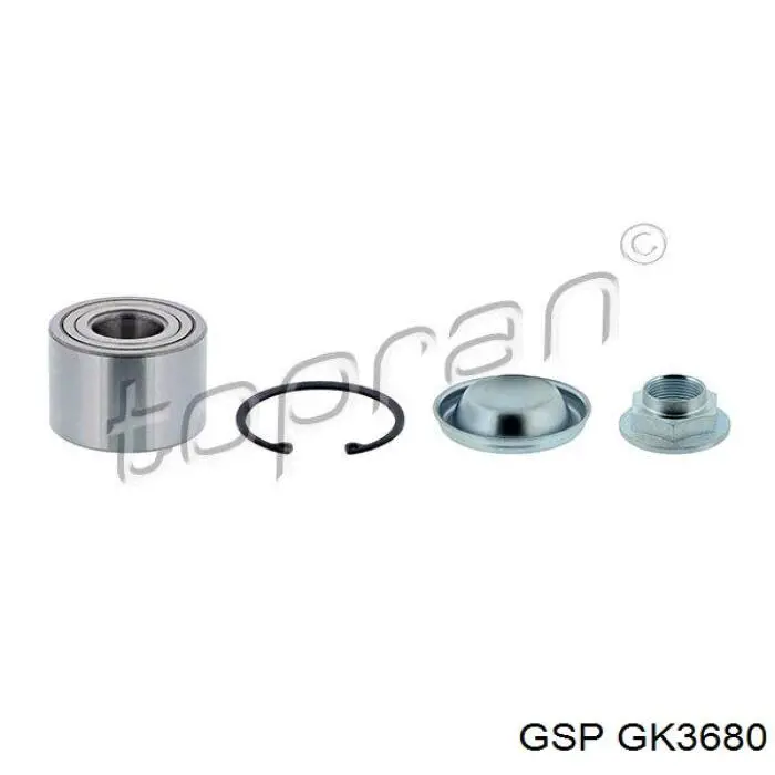 Купить GK3680 GSP Подшипник задней ступицы