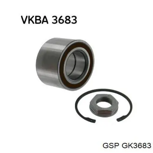 GK3683 GSP Подшипник ступицы передней