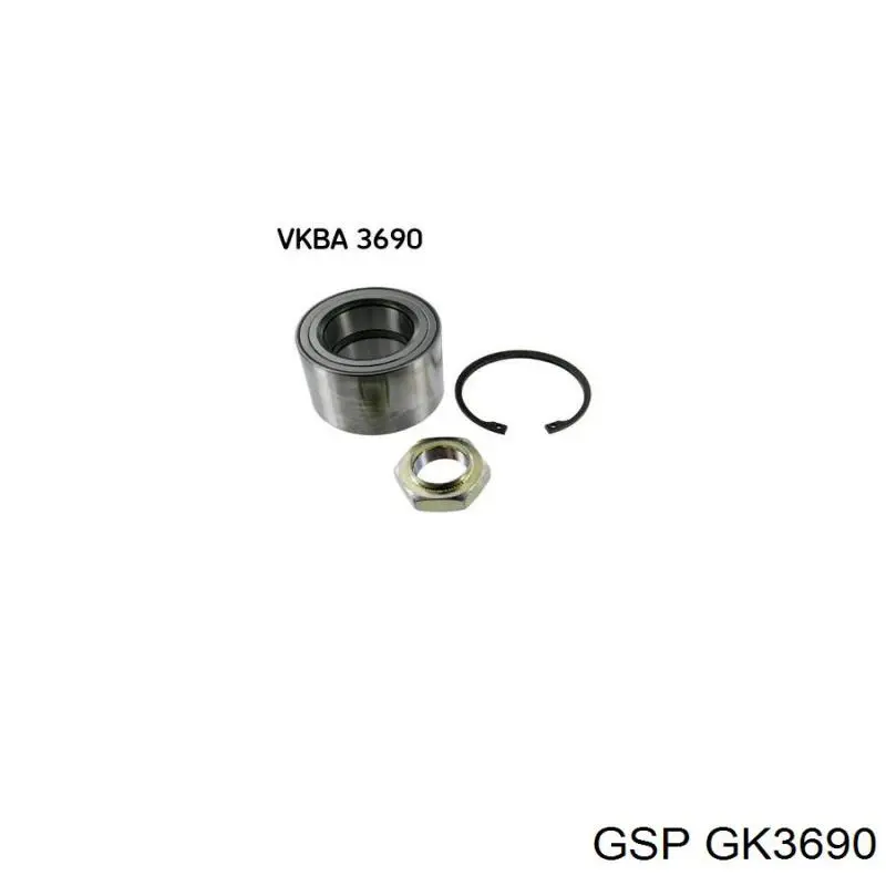 Подшипник ступицы GK3690 GSP