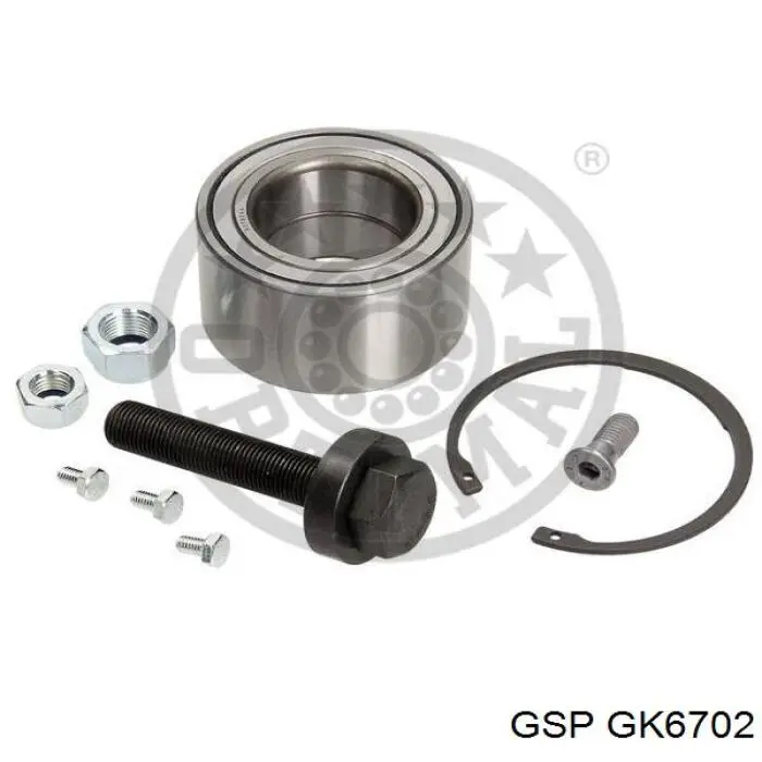 Cojinete de rueda delantero/trasero GK6702 GSP