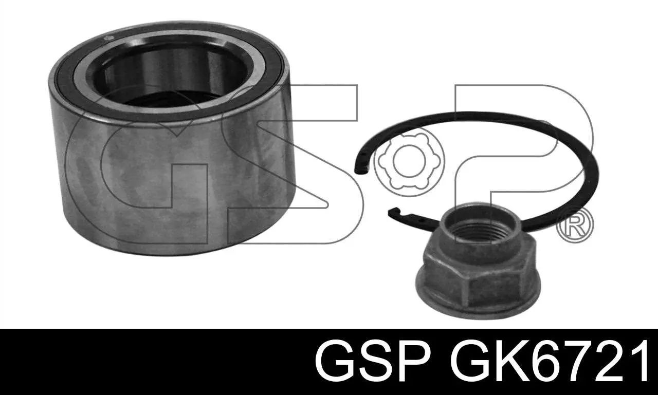 Подшипник ступицы передней GSP GK6721