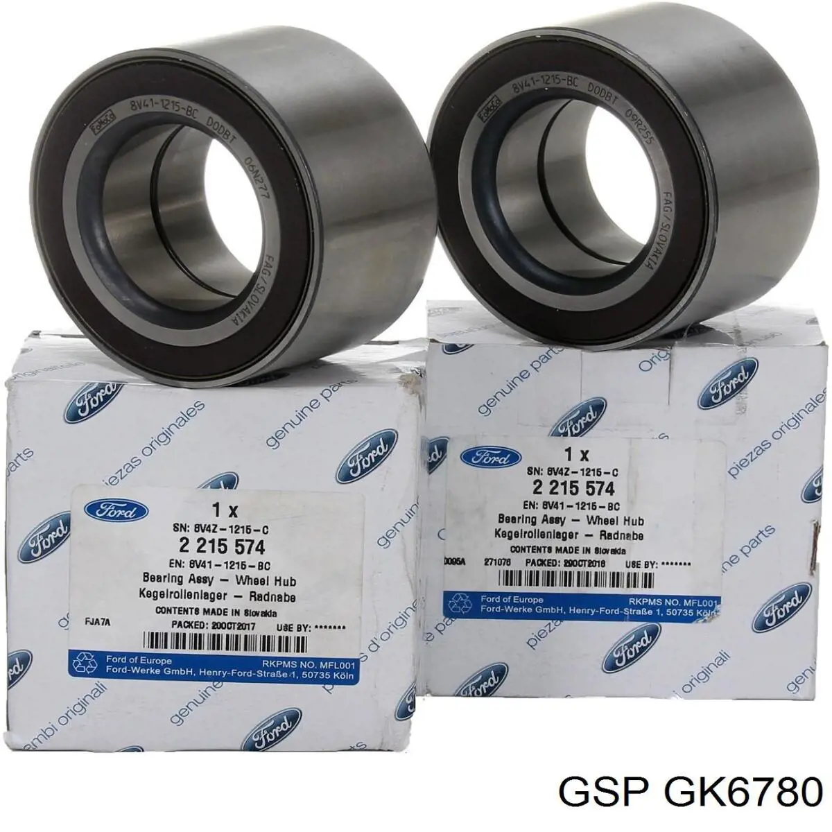 Комплект подшипника ступицы колеса GSP GK6780 цена, от 22.03 USD