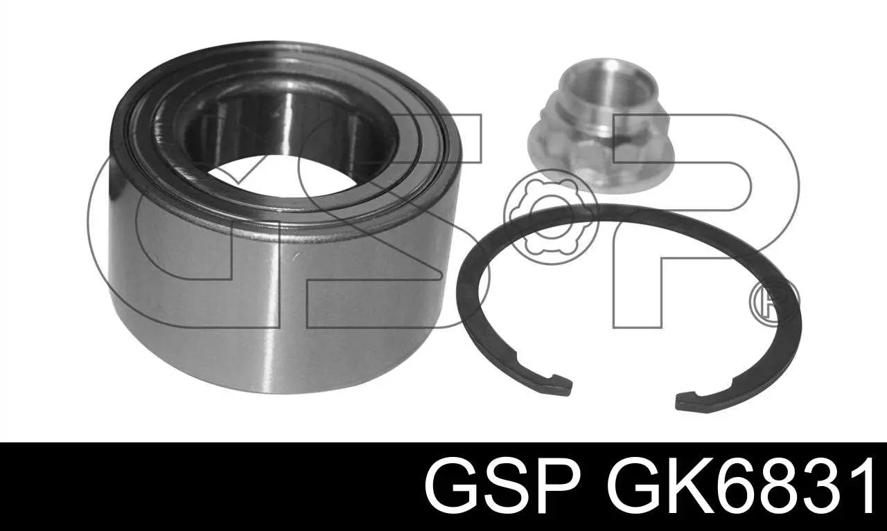 GK6831 GSP rolamento de cubo dianteiro