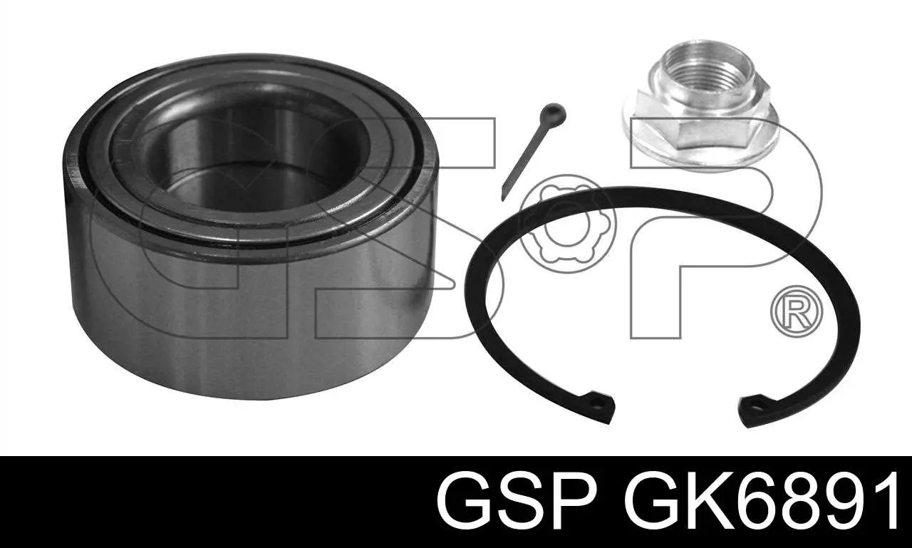 GK6891 GSP rolamento de cubo dianteiro