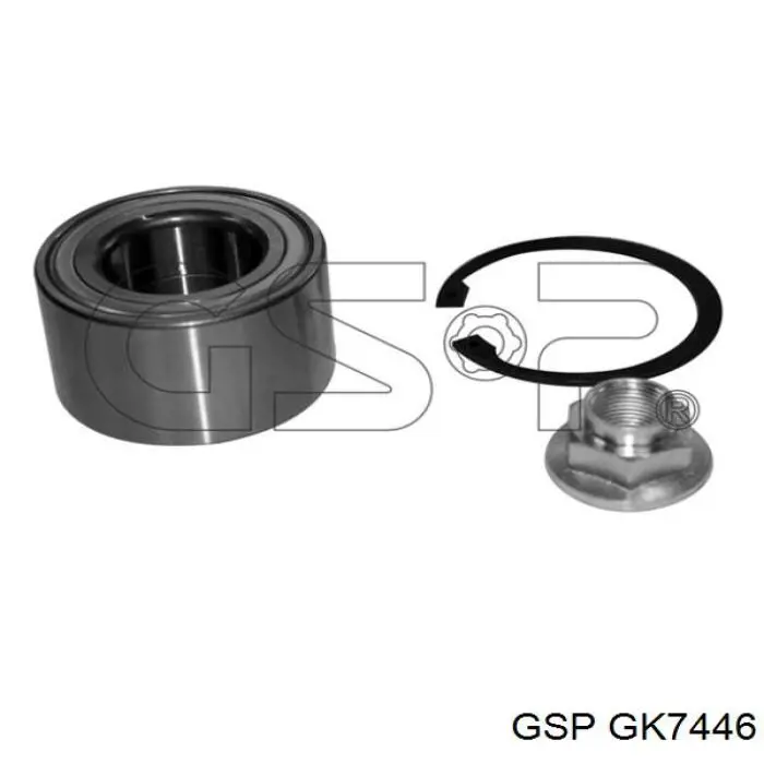 GK7446 GSP подшипник ступицы передней
