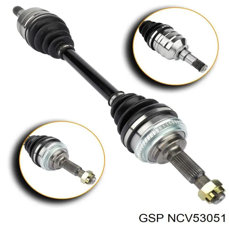 NCV53051 GSP Полуось передняя левая