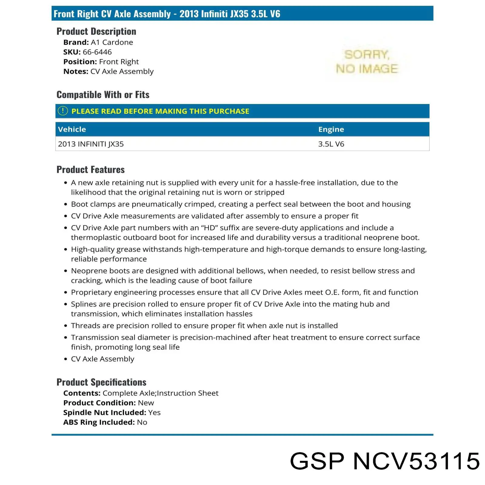 NCV53115 GSP 