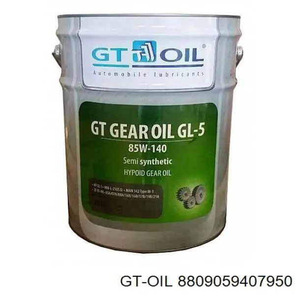 Трансмиссионное масло 8809059407950 GT OIL