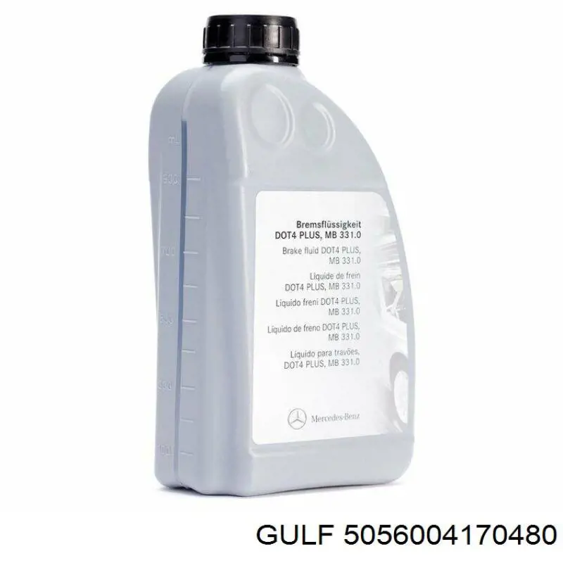 Жидкость тормозная Gulf BRAKE FLUID DOT 4 0.25 л (5056004170480)
