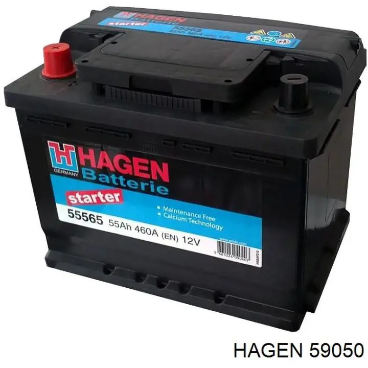 Аккумулятор Hagen 90 А/ч 59050