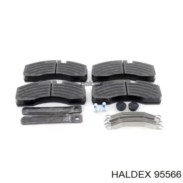 Передние тормозные колодки 95566 Haldex