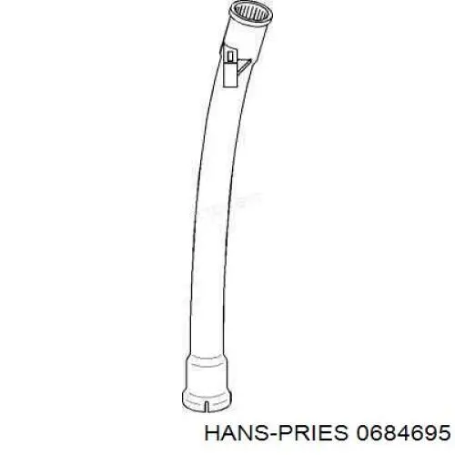 Гидроопора двигателя передняя Hans Pries (Topran) 0684695 цена, от 21.87 USD
