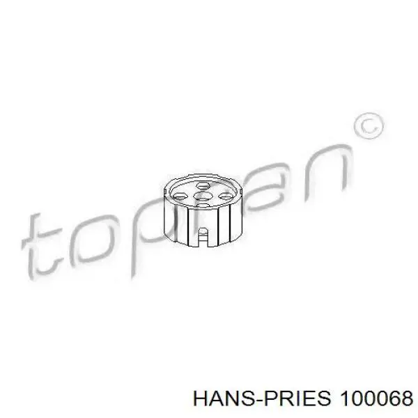 100068 Hans Pries (Topran) Крышка коробки передач