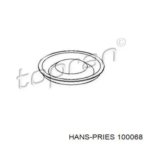 Крышка коробки передач задняя Hans Pries (Topran) 100068