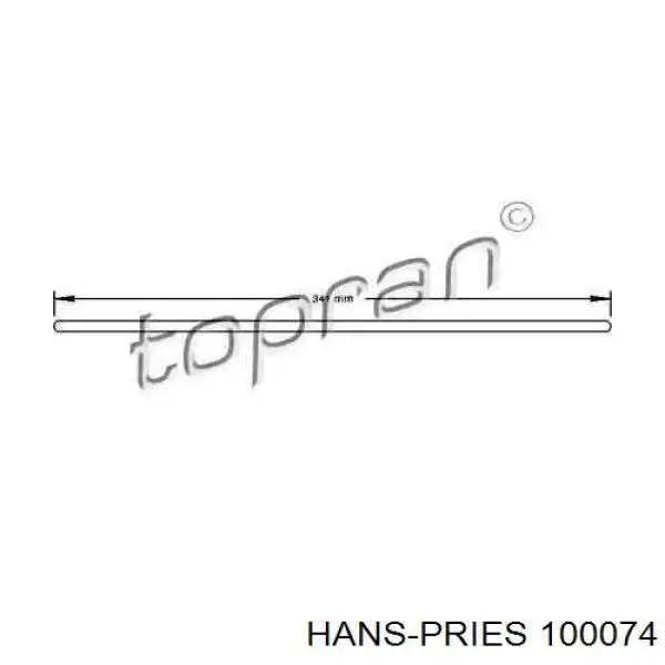 Направляющая выжимного подшипника сцепления Hans Pries (Topran) 100074 цена, от 4.65 USD