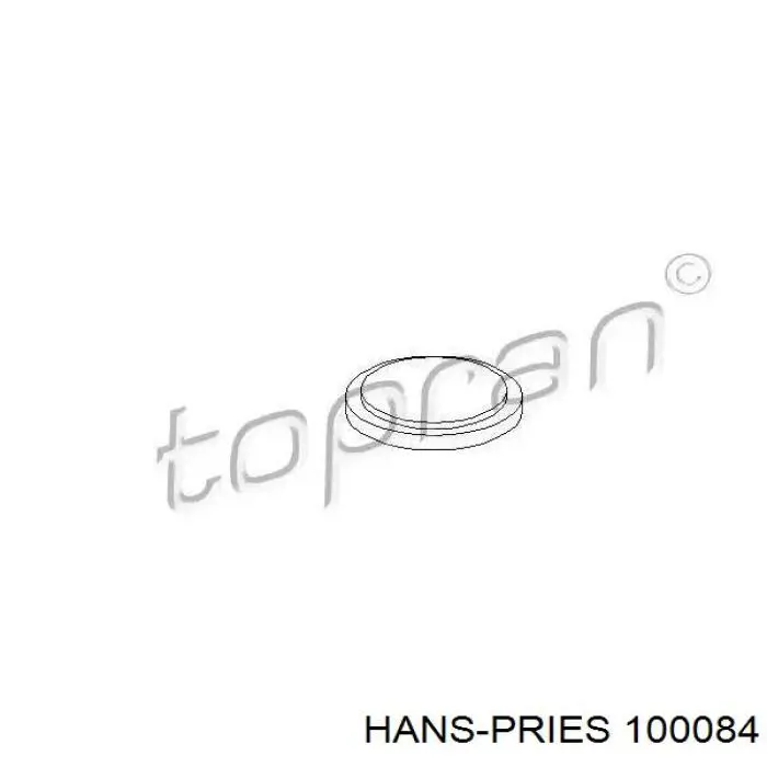 Вал коробки передач вторичный Hans Pries (Topran) 100084