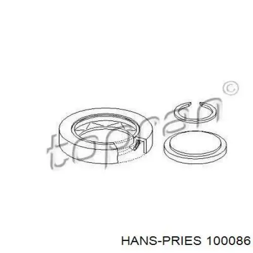 100086 Hans Pries (Topran) bucim da caixa automática de mudança (de árvore de saída/secundária)