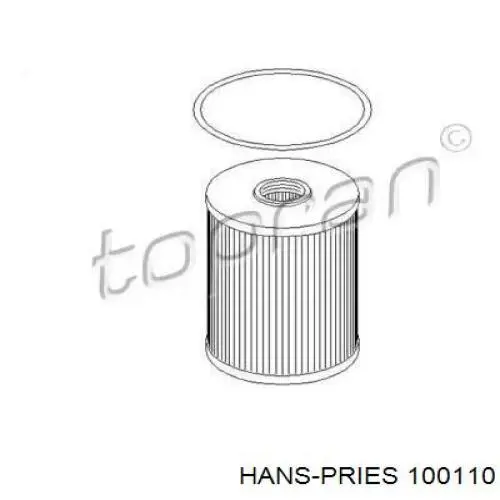 Масляный фильтр 100110 Hans Pries (Topran)