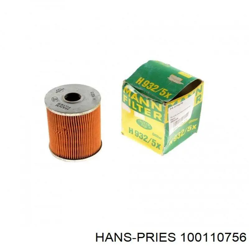 100 110 756 Hans Pries (Topran) масляный фильтр
