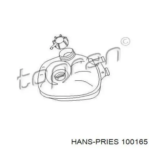 Бачок системы охлаждения 100165 Hans Pries (Topran)