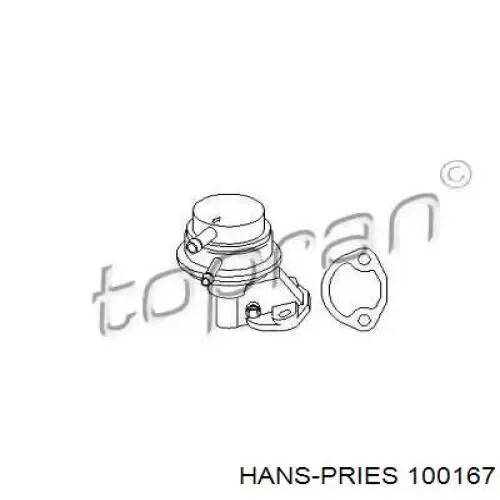 100167 Hans Pries (Topran) топливный насос механический