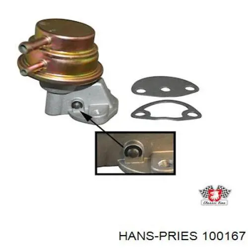 Топливный насос механический Hans Pries (Topran) 100167 цена, от 15.84 USD