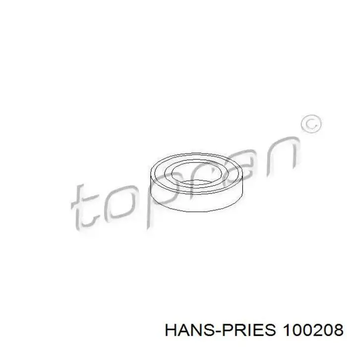 Помпа масляная Hans Pries (Topran) 100208 цена, от 30.77 USD