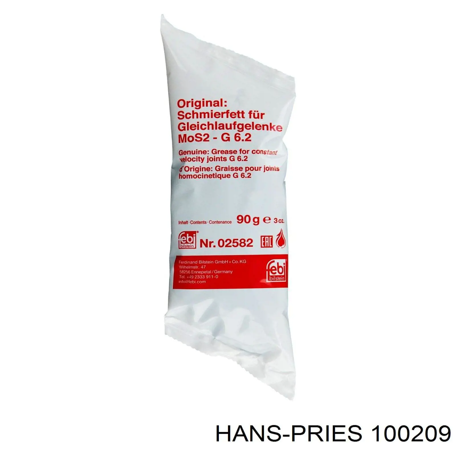Масляный насос 100209 Hans Pries (Topran)