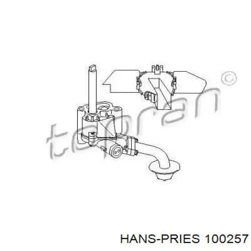 Насос масляний 100257 Hans Pries (Topran)