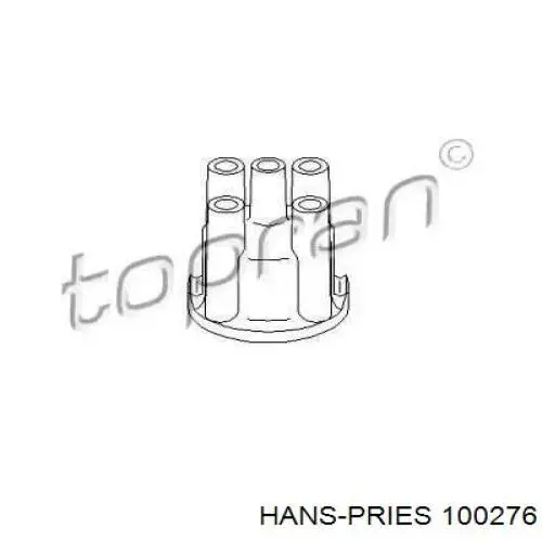 Крышка распределителя зажигания (трамблера) 100276 Hans Pries (Topran)