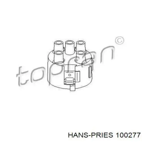 Кришка розподільника запалювання/трамблера 100277 Hans Pries (Topran)