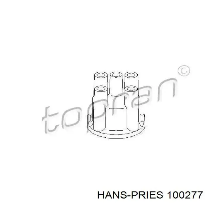 Купить 100277 Hans Pries (Topran) Крышка трамблера