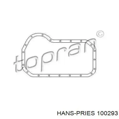 100293 Hans Pries (Topran) прокладка поддона картера двигателя