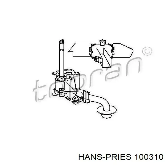 100310 Hans Pries (Topran) bomba de óleo