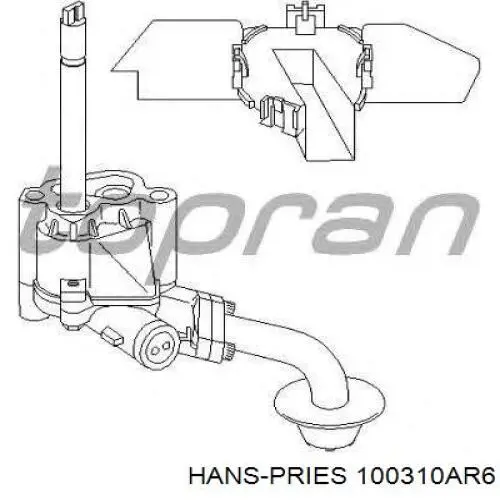 Масляный насос 100310AR6 Hans Pries (Topran)