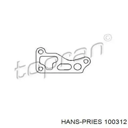100312 Hans Pries (Topran) прокладка адаптера масляного фильтра