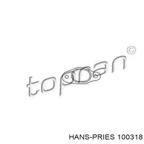 Прокладка випускного колектора 100318 Hans Pries (Topran)