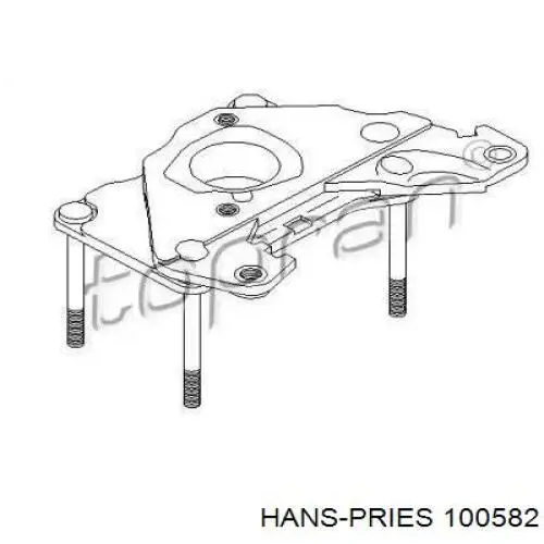 Фланец карбюратора 100582 Hans Pries (Topran)